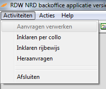 Het beginscherm ziet er als volgt uit: De ABR heeft een extra mogelijkheid ten opzichte van de RYA: de ABR kan de optie autorisaties in de menubalk selecteren.