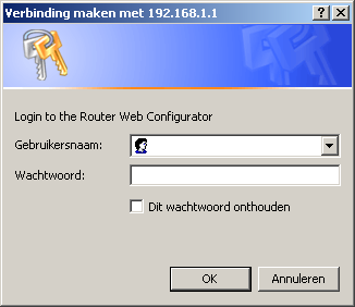 Benaderen van de Webconfiguratie Om de Vigor 2930VS te configureren dient u te beschikken over Microsoft Internet Explorer 5.0 / Netscape 4.5 of hoger. 1. Open uw internet browser.