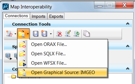 4.0 Werkwijze De standaard werkwijze voor het extracten van Oracle data is: Bentley Map opstarten met juiste Workspace Maak connectie via de Graphical Source. Query data. 4.