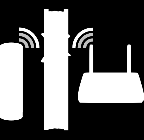 6.3 Oorzaak 2: Het Wi-Fi-signaal is te zwak De binnenmodule staat te ver van uw Wi-Fi-router af, of het signaal wordt teveel afgezwakt door grote obstakels