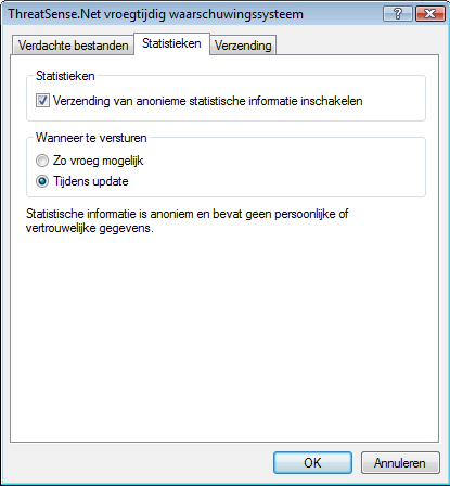 Uitsluitingsfilter Niet alle bestanden hoeven worden opgestuurd voor analyse. Met het uitsluitingsfilter kunt u bepaalde bestanden of mappen uitsluiten van verzending.