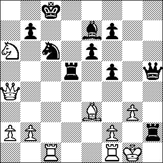 21. Tbc1 Thg8 (21... f5!? 22. Pc5 Td4 23. Dc2 Tg8 is ook heel goed voor zwart.) 22. Pc5 Td4 23. Dc2 Th4?! Iets te haastig gespeeld. (23... f5 had dezelfde stelling opgeleverd als hierboven aangegeven.