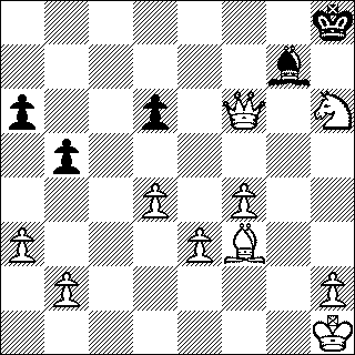 10) Ja en dan heb ik het schaaktechnische gedeelte nog niet gehad. Had je net als ik onderstaande stelling remise gehouden met zwart? Of misschien beter nog gewonnen?