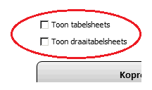 Met de knop [Alles aan / uit] worden in een keer alle dashboards aan- of uitgezet.