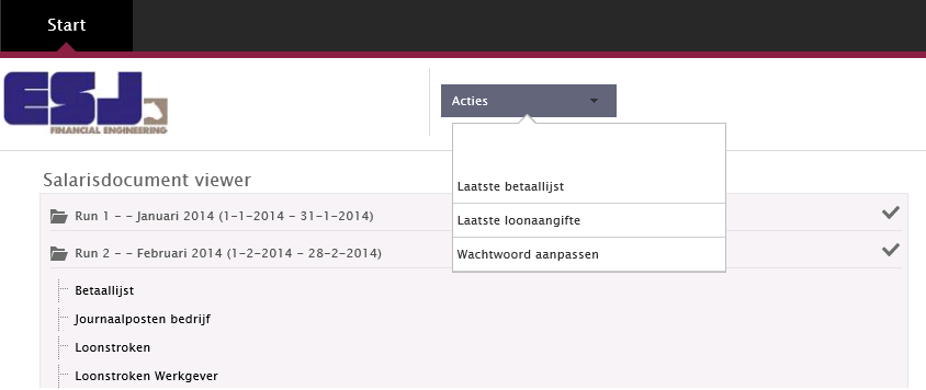 problemen en oplossingen het wisselen tussen bedrijven indien er meerdere bedrijven aan uw account zijn gekoppeld Indien aan uw account de rechten zijn toegekend om de salarisgegevens van meerdere