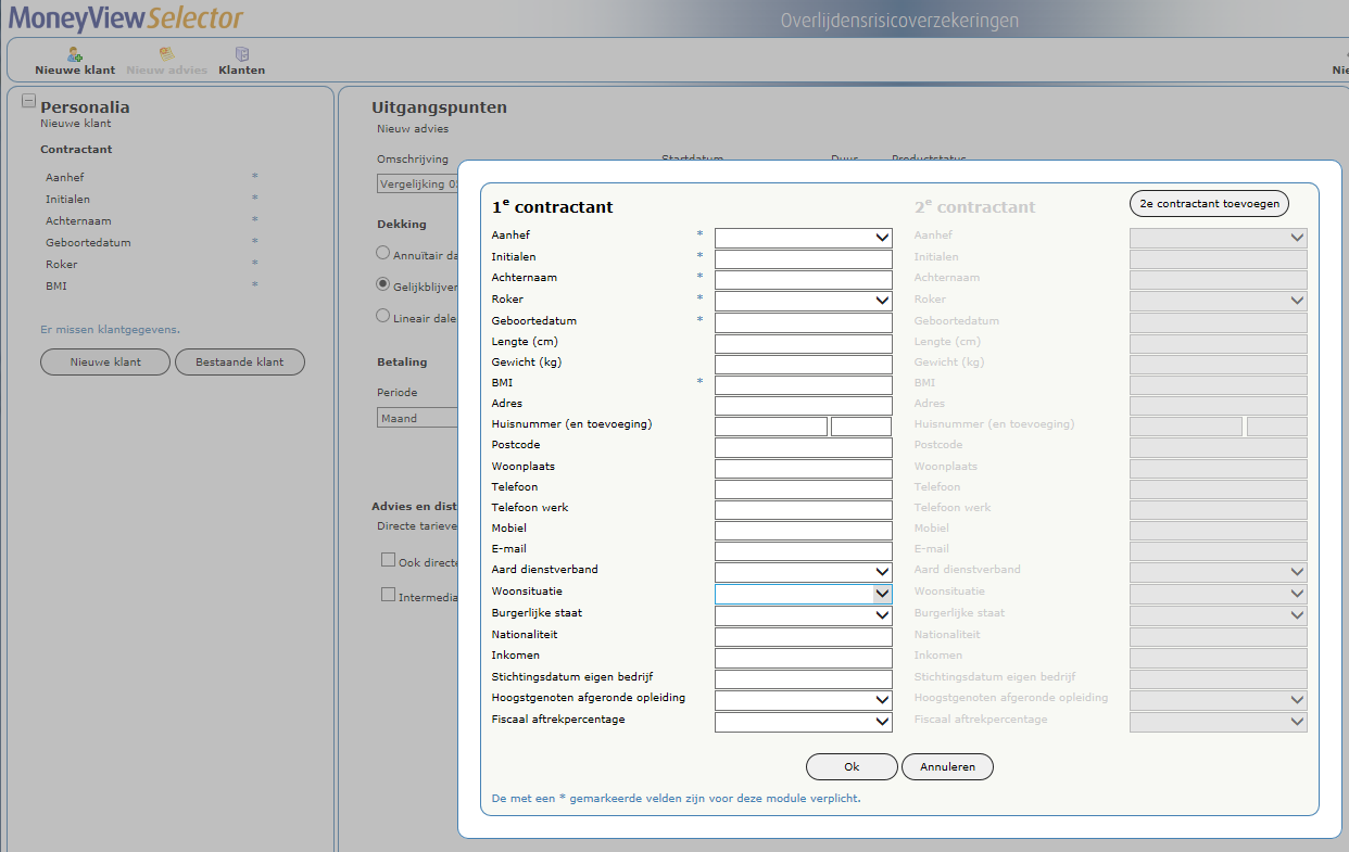 4.2. De bovenbalk van MoneyView Selector In de bovenbalk van de MoneyView Selector zijn links 4 iconen te vinden en rechts 7. 4.2.1. De linkerkant: Afbeelding 3.