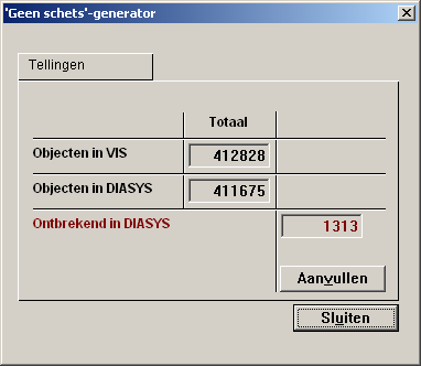 Om het risico op onterechte aansluitingen te beperken is een indicatie op het beheersscherm aanwezig.