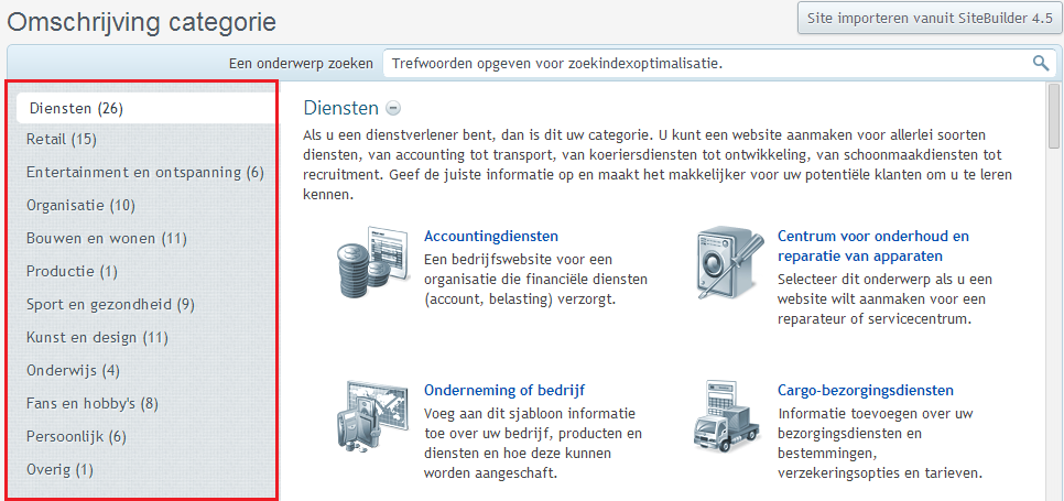 Afbeelding 2: schakel contentmanagement in. Na het inschakelen, wijzigt u uw website direct via het content managementsysteem.