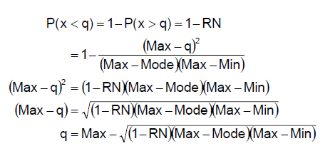 - 163 - De formule voor het gebied links van de modus is de volgende: Indien het recht van de modus ligt: Al deze berekeningen en simulaties worden voor elke assumpties uitgevoerd door de Crystal