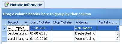 Toelichting bij de werking van de module Filters Indien een filter wordt toegepast op een tabelweergave, dan wordt deze filtering per gebruiker door het systeem onthouden Wanneer een filter van