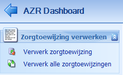 Tijdens het verwerken van een zorgtoewijzing wordt de te verwerken informatie vergeleken met de reeds aanwezige zorgtoewijzingen. Op basis van de vergelijking wordt de verwerking uitgevoerd.