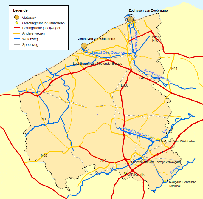 Strategie voor agrovoedingslogistiek in West-Vlaanderen 42 / 42 Belang van de West-Vlaamse groothandel in voeding inzake tewerkstelling Subsector groothandel Tewerkstelling West- Vlaanderen (aantal