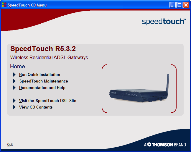 Hoofdstuk 2 Basisinstallatie 2.3 De SpeedTouch installatie-cd Inleiding Uw SpeedTouch wordt geleverd met installatie-cd.