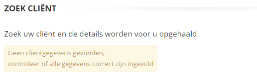 B. Medipoint Zorgpro 2.0 zoekt de cliëntgegevens op in Vecozo. Met het zoekresultaat dat uit Vecozo komt wordt daarna in de database van Medipoint gezocht of de cliënt daar reeds bekend is. Stap 3.