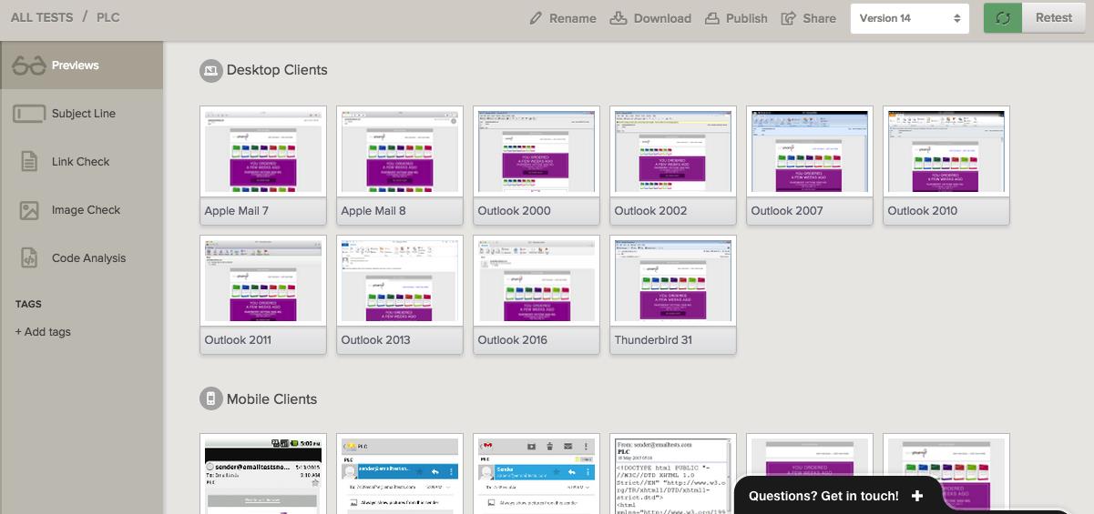 42 Stap 4 evalueren van de testen Na het doorgeven van de code worden er allemaal screenshots gegenereerd di één voor één kunnen worden beoordeeld.