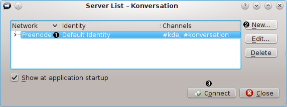 Hoofdstuk 2 Konversation gebruiken 2.1 Wanneer u nog nooit IRC gebruikt hebt... IRC is een chatprotocol, opgesteld volgens de officiële internetstandaarden.