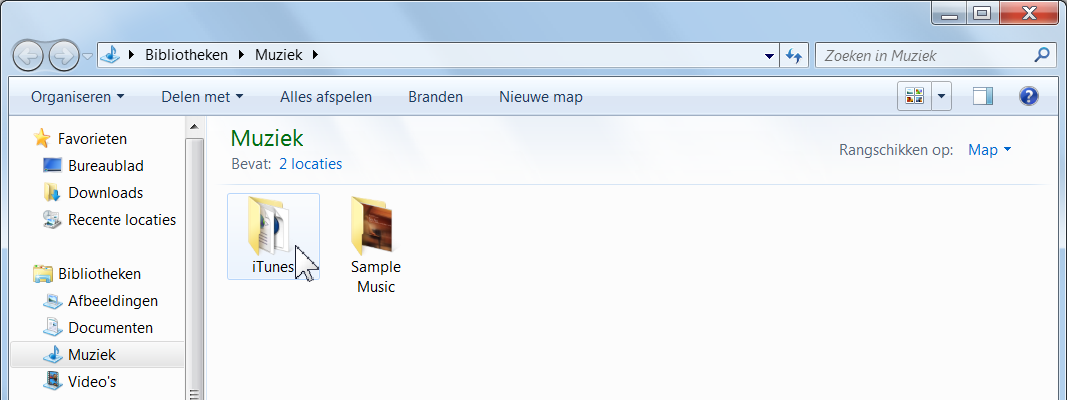 16 De geïmporteerde tracks opzoeken itunes heeft de geïmporteerde tracks opgeslagen in de map itunes Music.