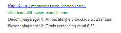 Verschillende USP s (snel/goedkoop/zuinig/mooi/degelijk) Tekst: less is more!