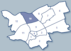 Rosmalen Noord Groote Wielen: Uit de vergelijking met 2010 blijkt dat de wijk zich de afgelopen jaren redelijk gemiddeld heeft ontwikkeld, met een paar gunstige en minder gunstige ontwikkelingen.