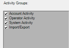 2.2.4 ACTIVITY LIST: In deze RPS software is er ook een historiek voorzien die u toont wat er allemaal gebeurt is in deze RPS software.