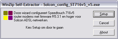 2De configuratie van de router Uw startpakket bevat mogelijk twee CD s: één met het logo van Speedtouch en één later toegevoegde CD (met alleen het merk CD op de bovenkant).