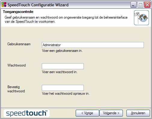 Is dat niet het geval, selecteer dan de optie zonder Telefonie. Klik op Volgende. Heeft u geen telefonie via Solcon, dan wordt dit scherm niet getoond (ga verder naar het volgende).