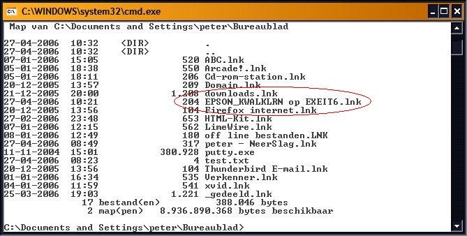 .. Het dialoogvenster Uitvoeren verschijnt. Typ in het tekstvak achter Openen de letters cmd en geef een Enter, of klik op OK.