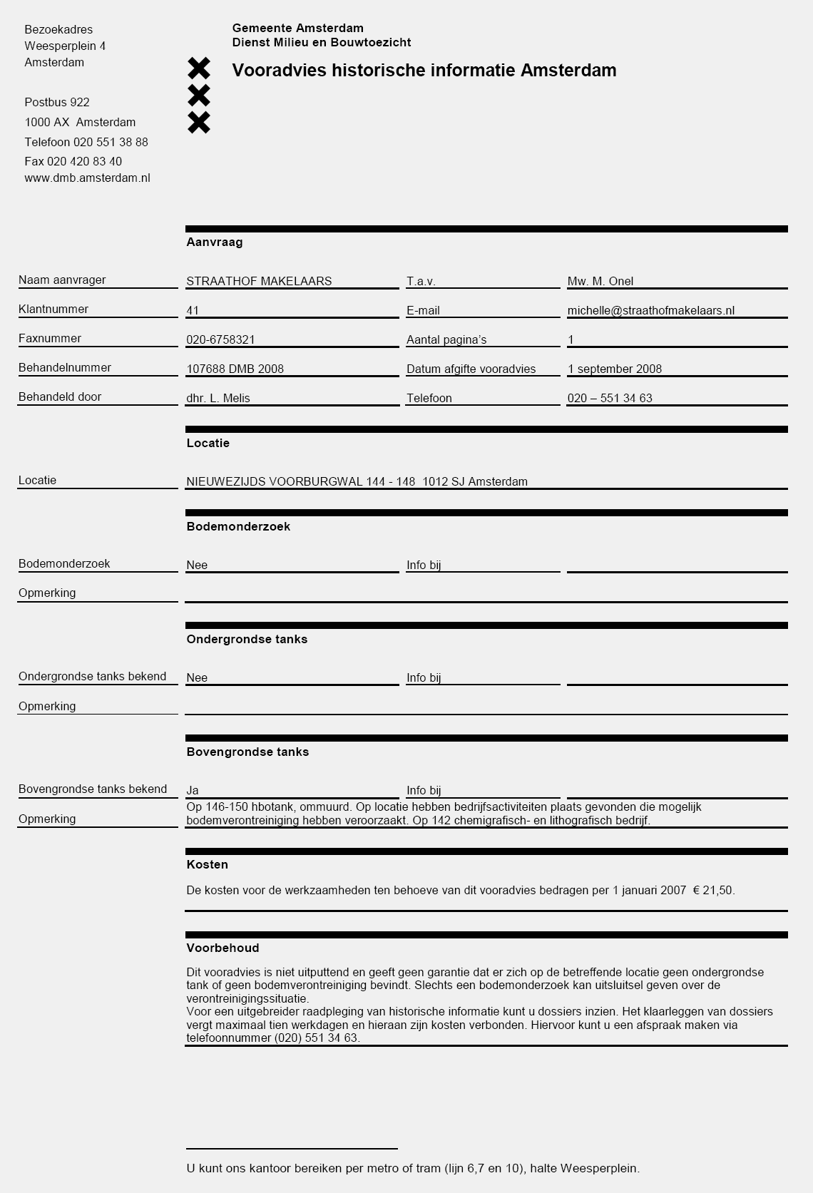 Bijlage VII: informatie gemeente