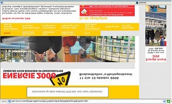 Een voorbeeld van een website met een prima homepage en invulling is de site van de vakbeurs Energie 2006, georganiseerd door Libém a Exhibitions. Een punt van kritiek is echter wel de kleurstelling.