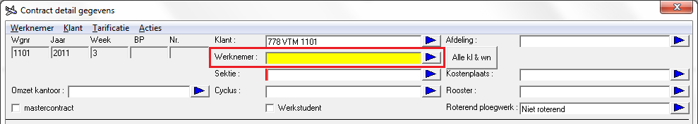 Ticket 62128 wnnr in resultaten opvolgingslijst Frmopvlst Via onderstaande nieuwe parameter is het mogelijk om het werknemersnummer weer te geven in de zoekresultaten van het opvolgingsscherm.