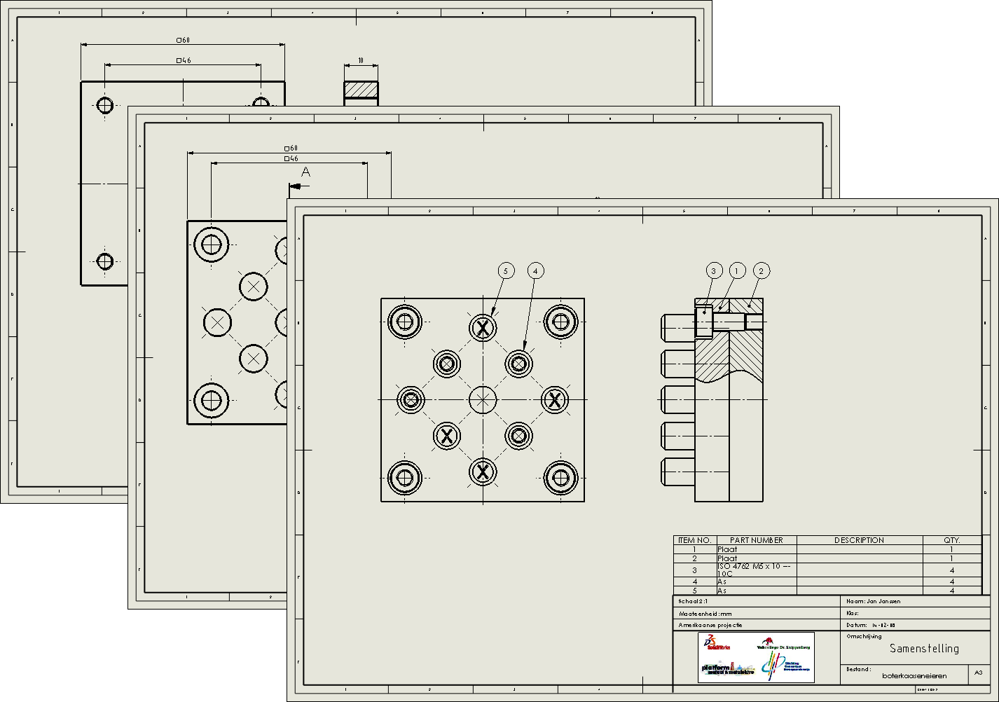 SolidWorks tutorial 6 TEKENINGEN VAN