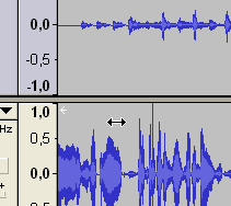 - Rest ons nu nog een laatste aanpassing aan Audacity zelf. Start Audacity. Kies voor Bewerken, Voorkeuren, tabblad Bestandsformaten.