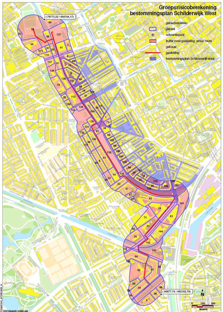 APPENDIX A: BEVOLKINGSGEGEVENS Hieronder worden de bevolkingsgegevens weergegeven zoals aangeleverd door de gemeente Den Haag en zoals ze voor de risicoanalyse in dit rapport zijn gebruikt.