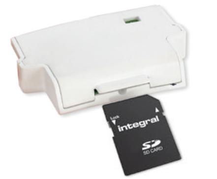 Unidrive M4 AI-Back-up en SD card Adaptor 24Vdc backup voeding.