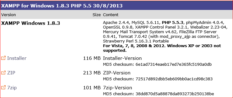 Installeren van een Drupal7 website op een PC bestaat uit volgende stappen Installatie van xampp installatie van een server op PC. Een databank installeren.