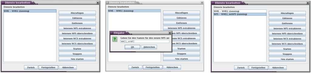 De stappen voor het bewerken van de attribuut-schema's in de WMS gaan zoals in paragraaf 2.4.2 is beschreven.