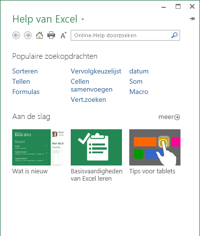 Aan de slag met Excel 2013 Het lint verkennen Als u Excel 2007 of 2010 gebruikte en bekend bent met het lint, wilt u vast weten wat er is veranderd in Excel 2013.