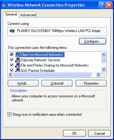 1-2 In Windows XP Ga naar Start Control Panel Network Connections Wireless Network Connection