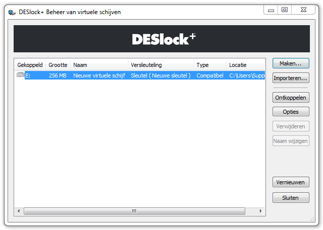 DESlock+ gebruiken 27 toestemming hebt om gegevens met wachtwoorden te versleutelen).