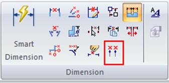 Dankzij de Auto Arrange Dimensions functie kan je met 1 druk op de knop van de ongeordende tekening bovenaan tot de mooi