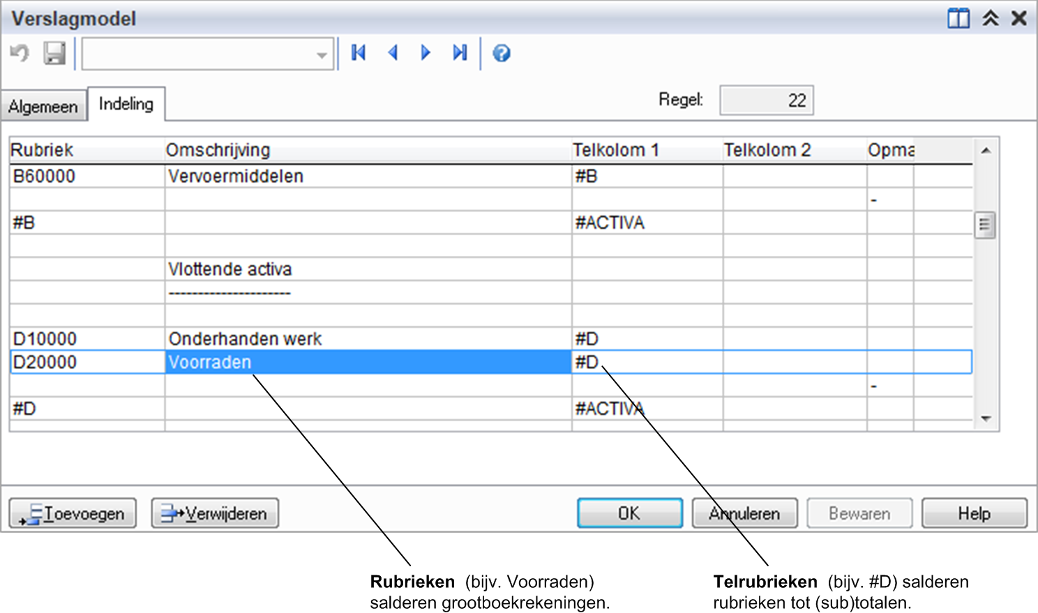 Verslaglegging 101 3. Kies Document > Verslagmodel overnemen. 4. Selecteer de Administratiecode waaruit u het verslagmodel wilt overnemen, en selecteer het Verslagmodel dat u wilt overnemen.