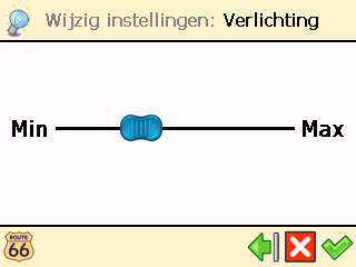 Wijzig instellingen Verlichting ❶ Raak in het Hoofdmenu de optie Wijzig instellingen aan. ❷ Kies Verlichting.