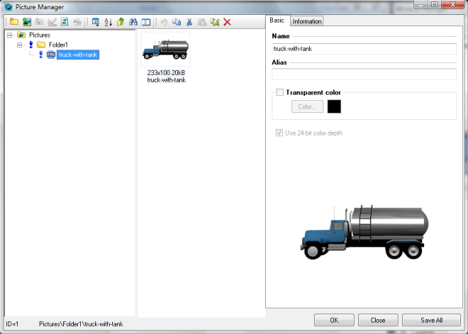 De afbeeldingen uit de Reliance library bevinden zich standaard in de volgende map: C:\Program Files\GEOVAP\Reliance