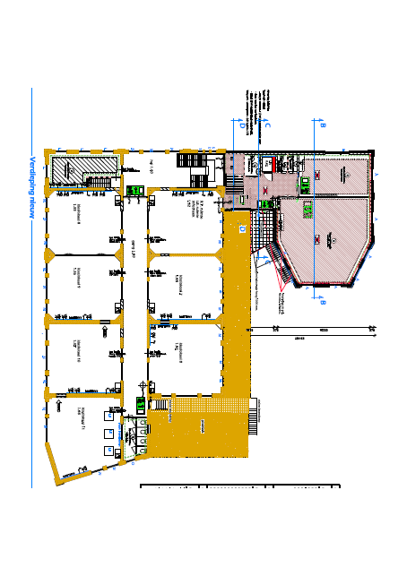 1 e verdieping 1. Spreekkamer 2. Atelier Koen Ketelaars 3. Atelier Koen Ketelaars 4. Griekse school 5. Verrijkingsgroep 6. Plat dak 7. Atelier Marieke Drijver 8. Handvaardigheidslokaal 9.