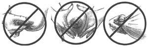 duw de borst naar de borstkast toe 3. maak een ritmisch, rollende beweging met de duim naar de tepel toe (wijs- en middenvinger dienen als tegendruk ) 4.