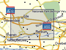 Routes maken Zoek vertrekpunt: Kies de aanwijzer Selecteer op kaart