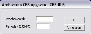 2 Het menu "Bestand" Hieronder staan verschillende opties zoals het Archiveren van reeds verzonden CBS-opgaven en ICT-opgaven.