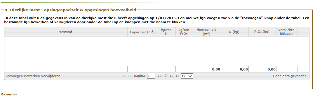 5.1.4 Mestuitscheidingscijfers automatisch berekend op Mestbankloket Als u op het aangifteloket bij varkens of pluimvee kiest voor het nutriëntenbalansstelsel regressie, moet u de