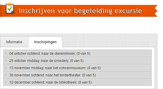 Participeren door Inschrijvingen Ouderparticipatie is op de meeste scholen al veel aanwezig.