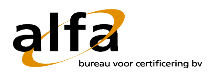 Van de office manager: Beste relaties van Alfa Bureau voor Certificering, Dit is het tweede externe nieuwsbulletin voor de relaties van Alfa Bureau voor Certificering (hierna Alfa).
